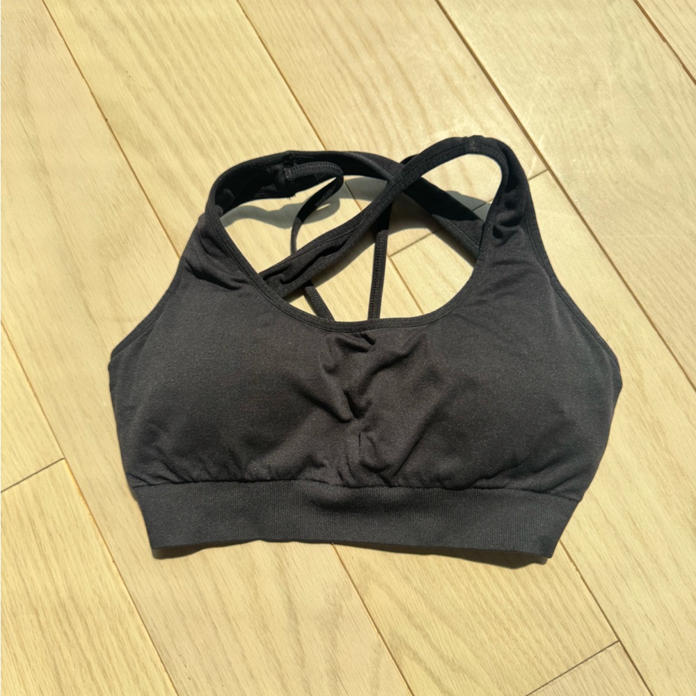 NVGTN Black Sports Bra